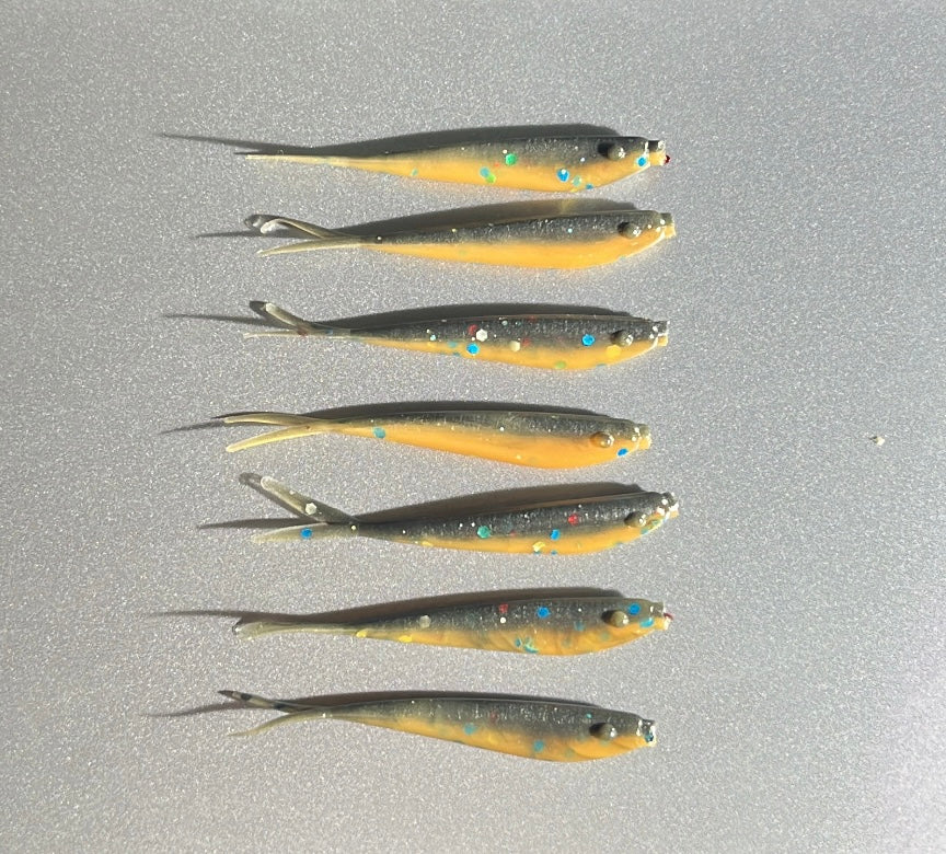 Midnight Blaze 1.5” Micro Minnows