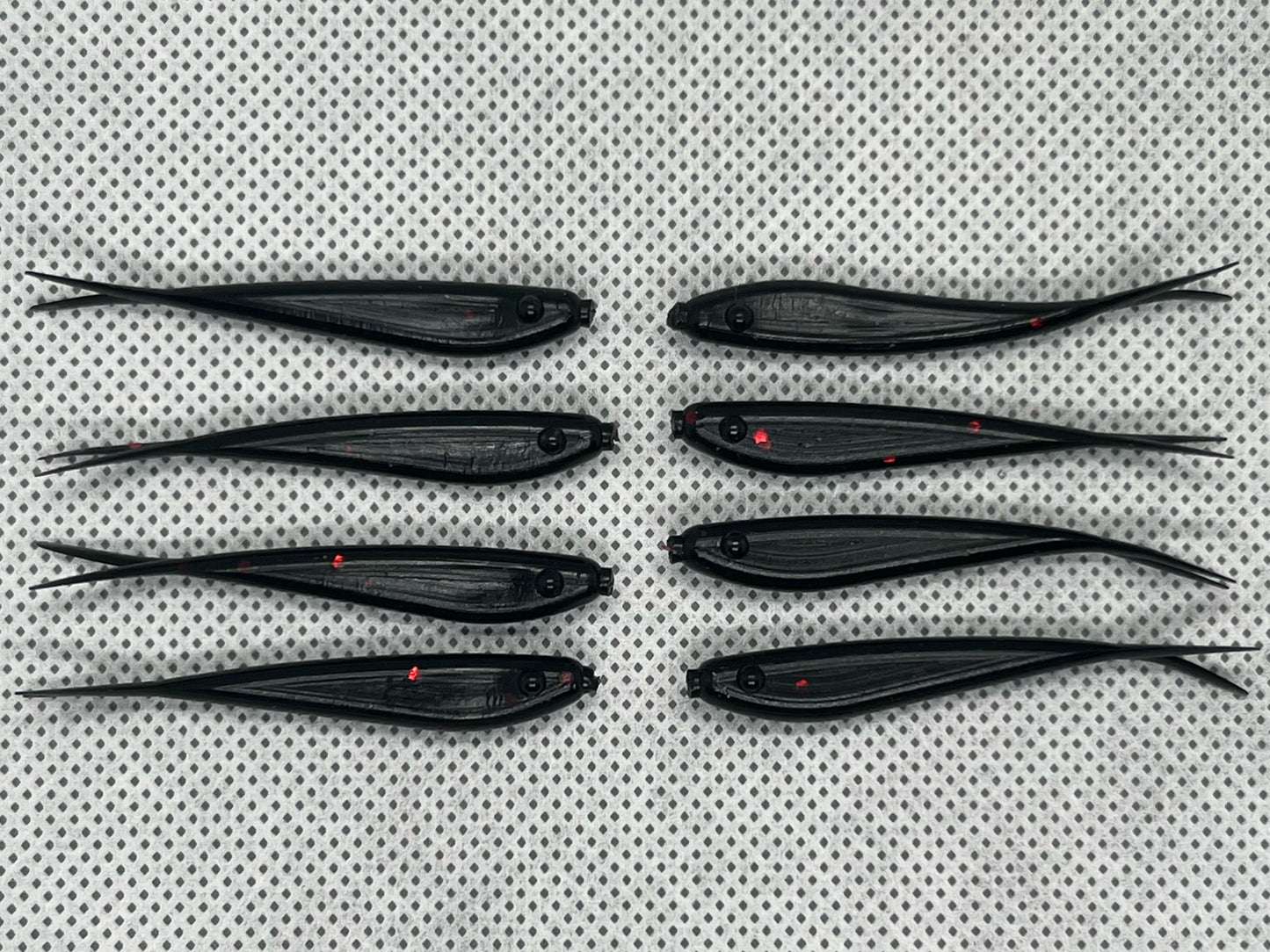 Black w/ Red Flake 1.5"