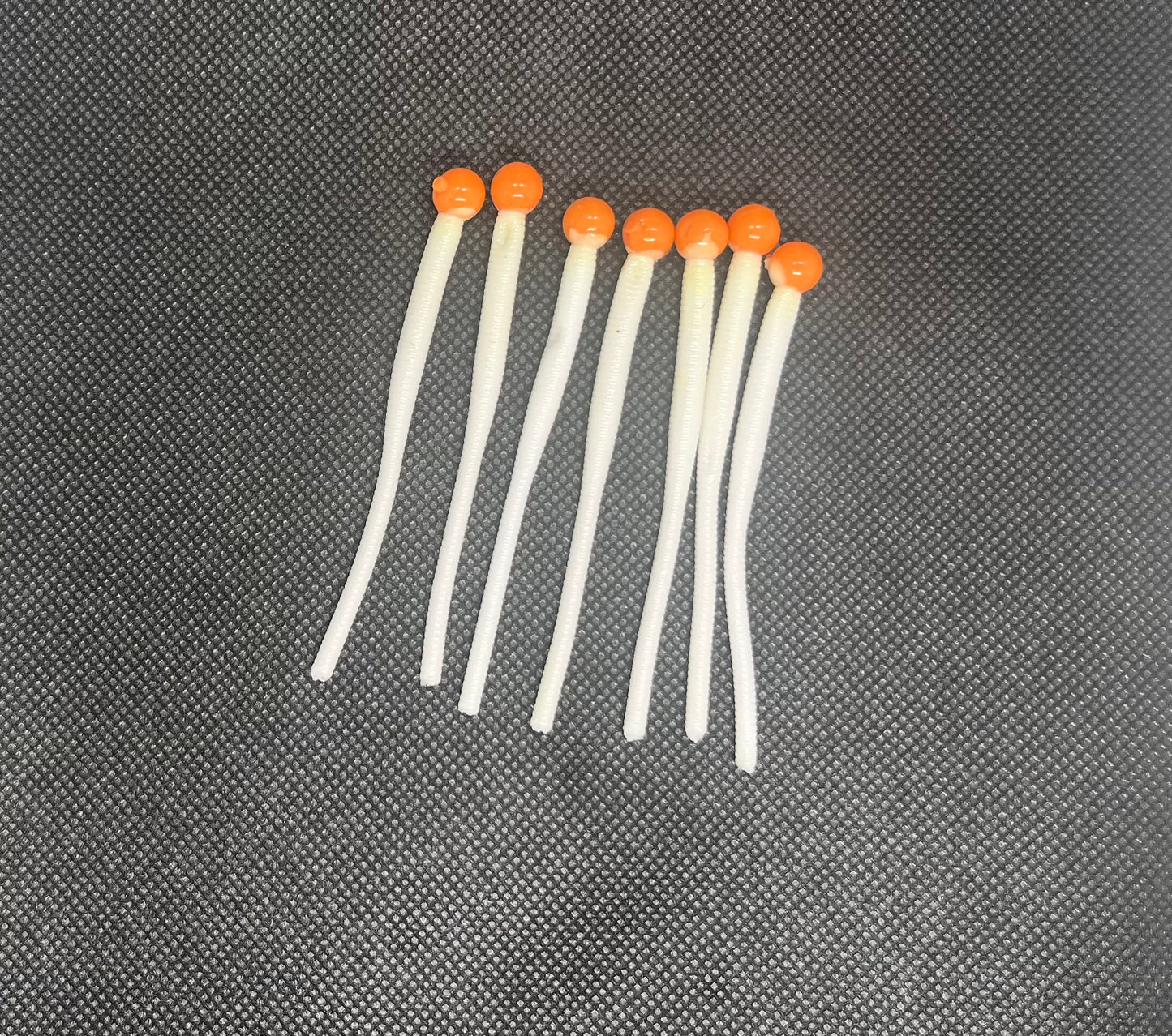 Orange/White Ballhead Worm (Floating)