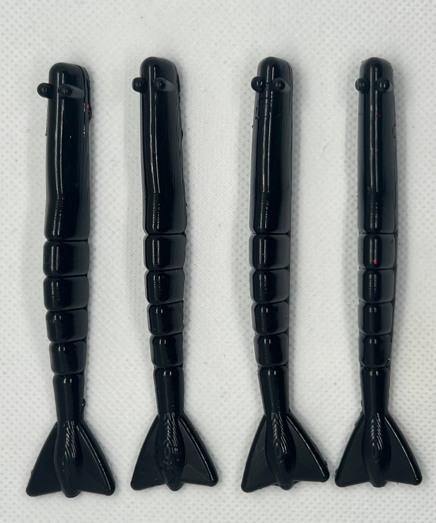 Gametight Shrimp - Black with Red Flake