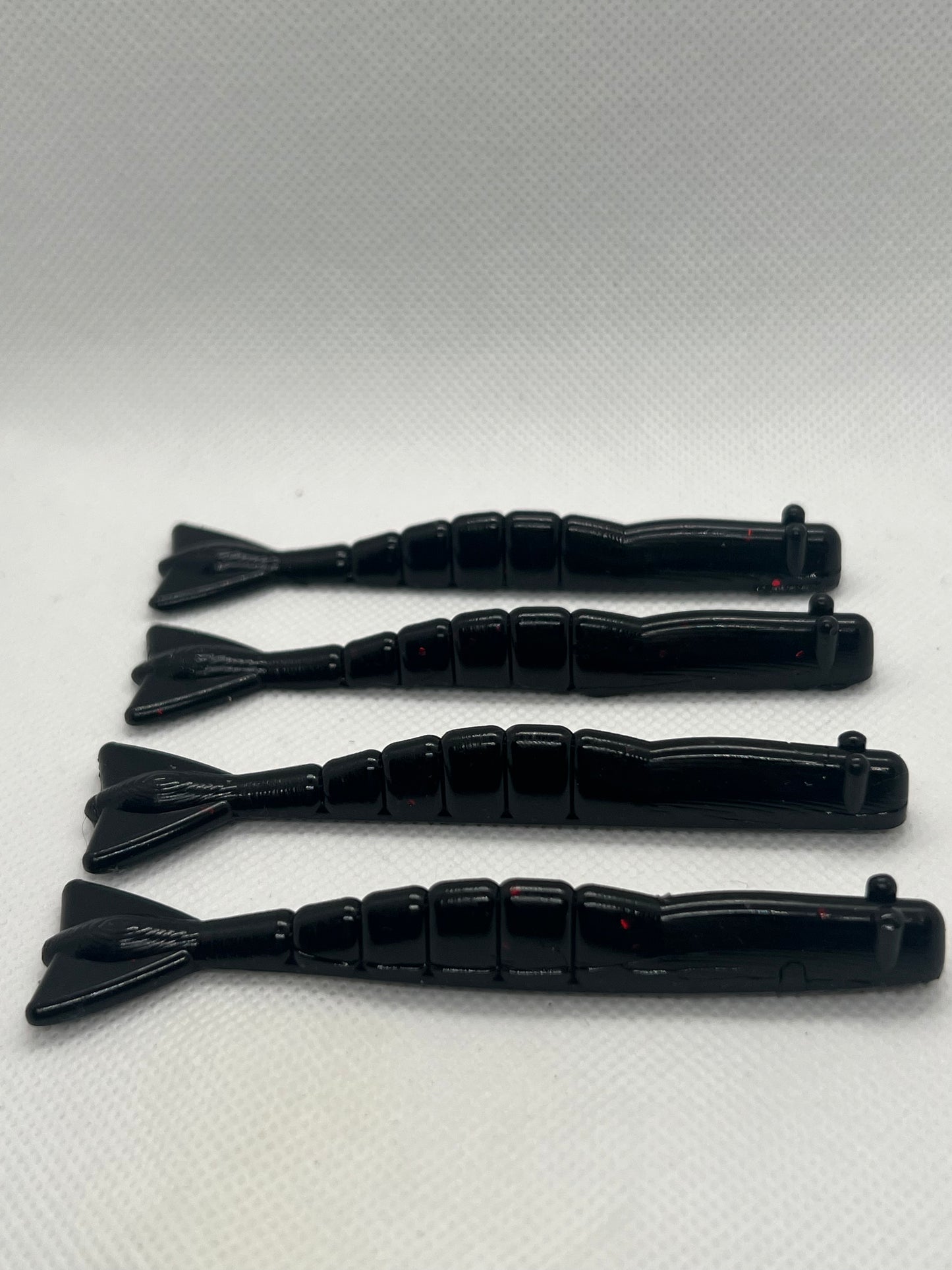 Gametight Shrimp - Black with Red Flake