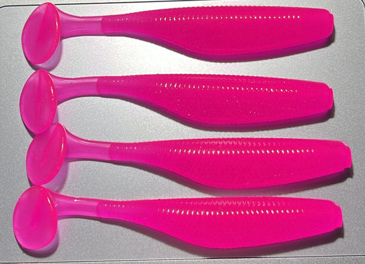 Pink Venom - 4” Paddle Tail