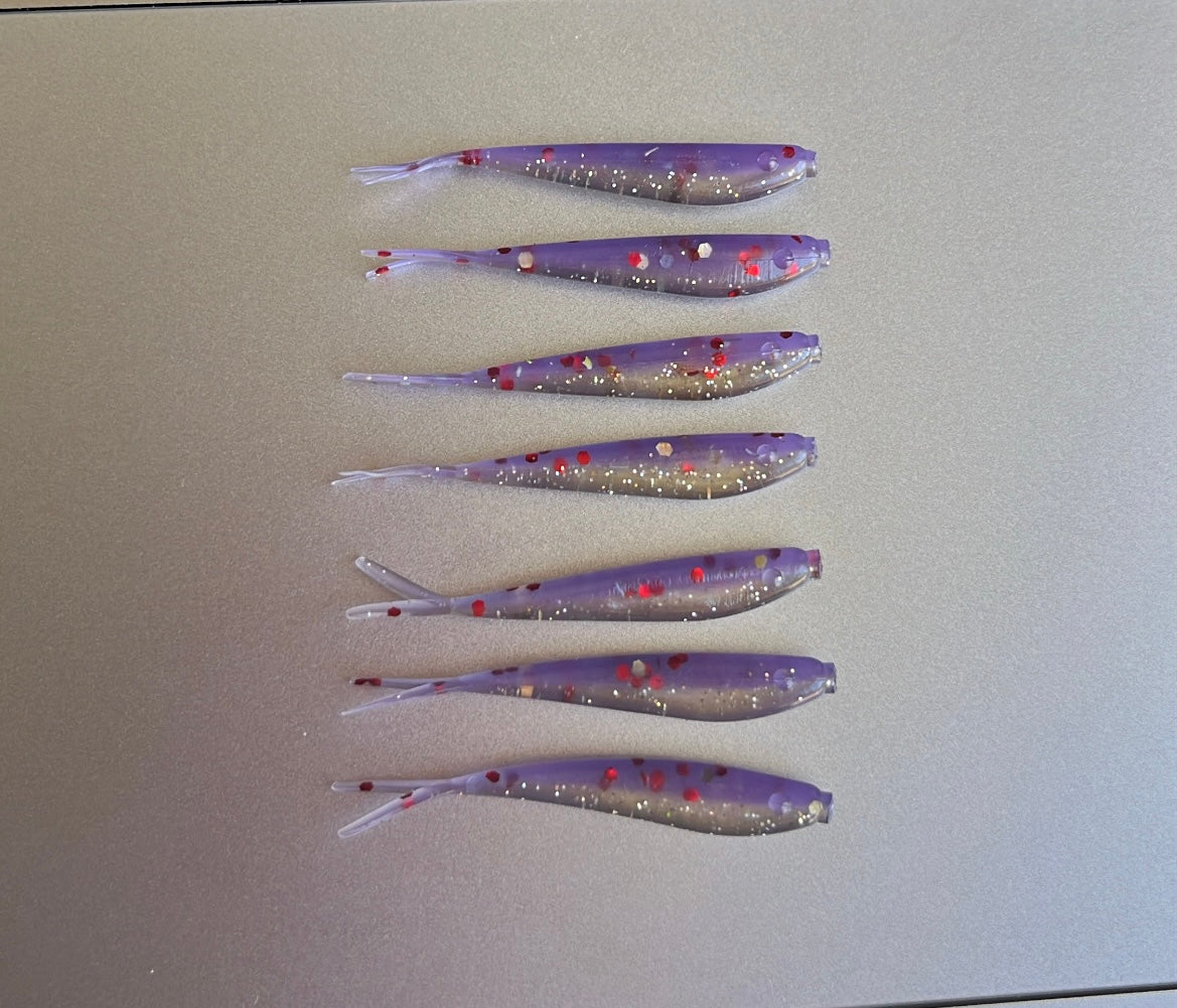 Purple Phantom 1.5” Micro Minnows