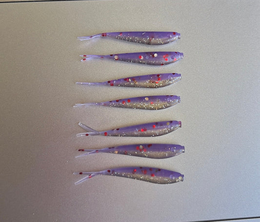 Purple Phantom 1.5” Micro Minnows