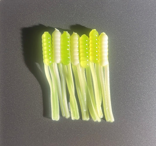 Frostbite – White / Chartreuse - Gametight Split Tail