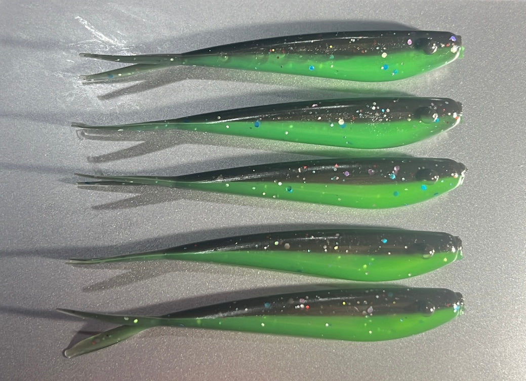 Midnight Organic Minnow 3"