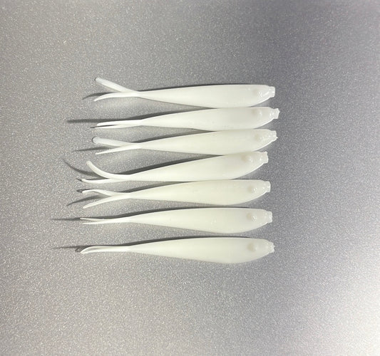 OG White 1.5” Micro Minnows