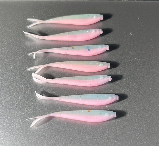 Cotton Candy 1.5” Micro Minnows