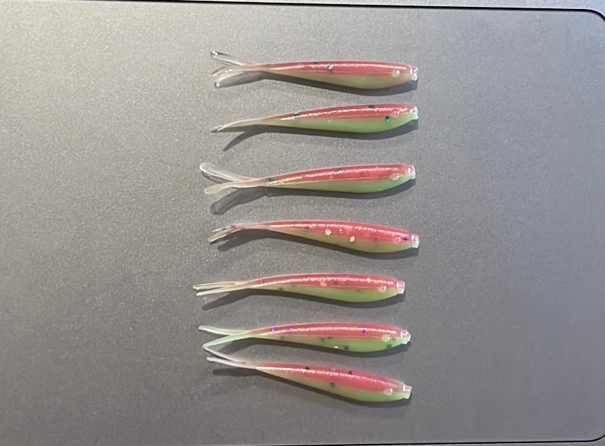 Watermelon 1.5” Micro Minnows