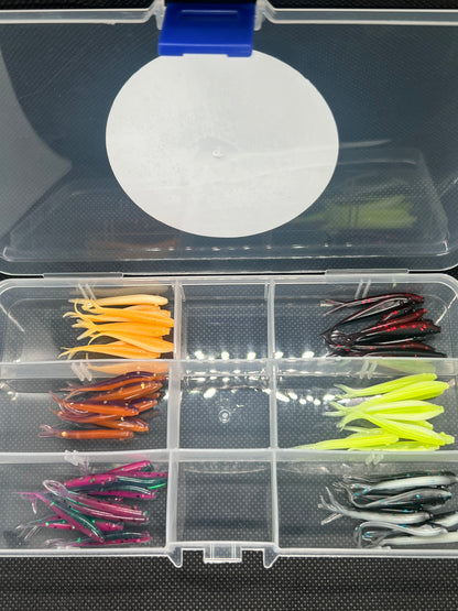 60-Piece Micro Minnow Kit – Ultra-Finesse Baits for Tough Bites