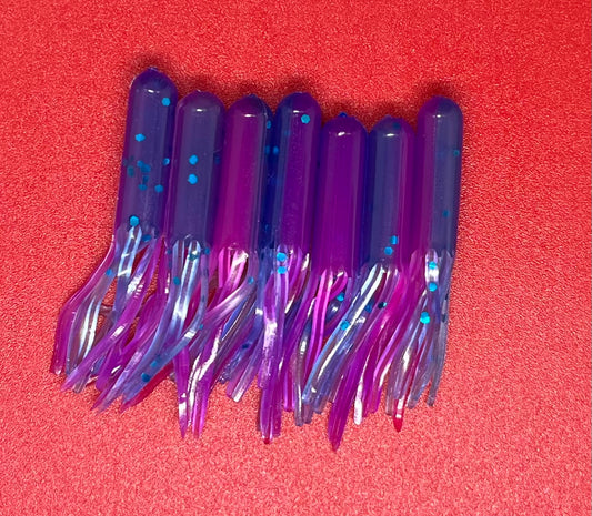 Purple & Blue Gametight Mini-Jig with Blue Flake