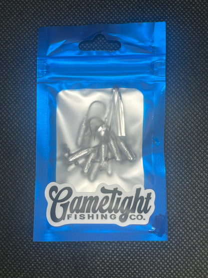 Gametight Fishing 1/16 oz Tube Jigheads – Power & Precision for Mini-Jigs