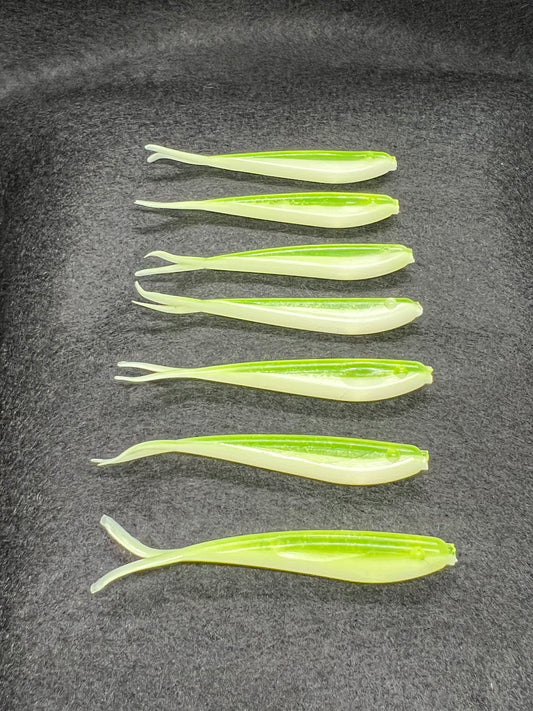 Chartreuse Top & White Belly Gametight Minnow – 2”